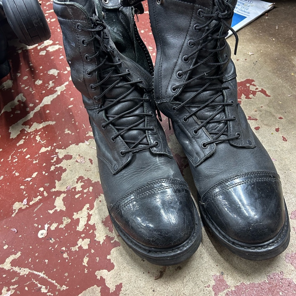 Rocky Black Tactical Boots High-Top Durable Design